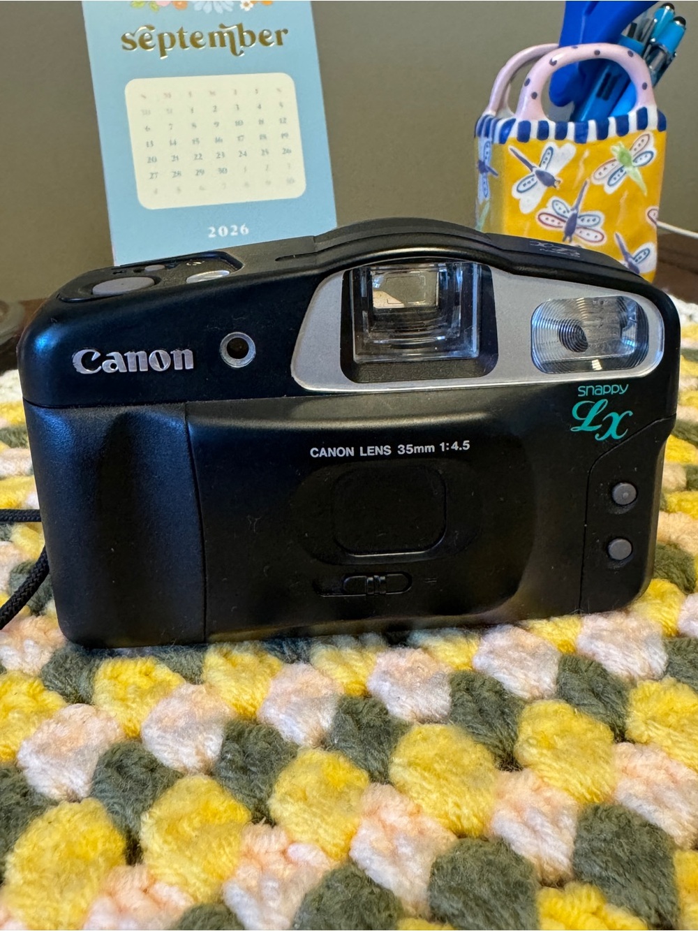 Vintage Canon Snappy LX 35mm Point & Shoot Film Camera - Tested & Working